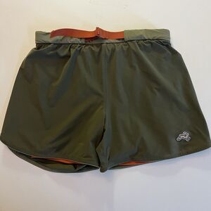 Tracksmith Off Roads Shorts Ivy Green Lined Running Women’s Small